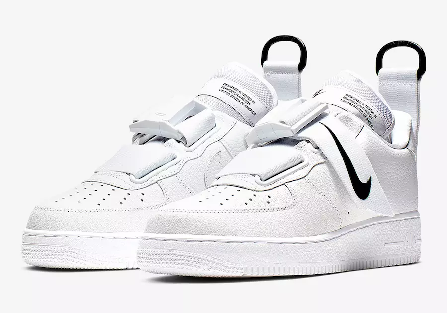 Nike Air Force 1 Utility White Black AO1531-101 Izlaišanas datums