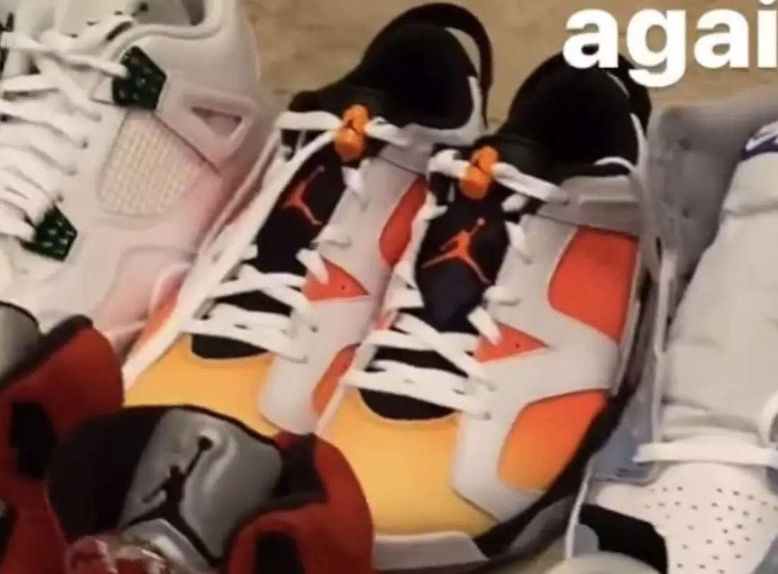 تاریخ انتشار Air Jordan 6 Low Sunset DC1048-110