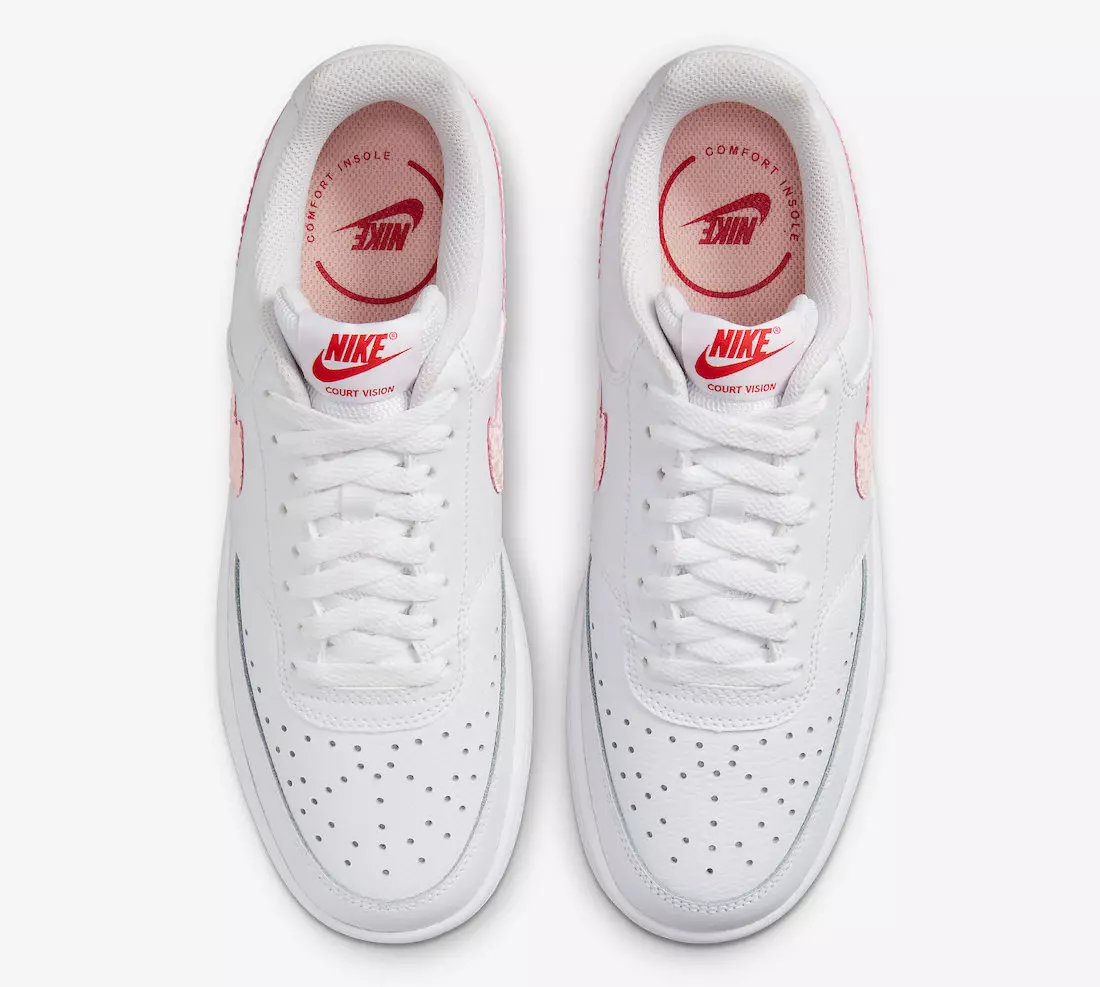 Nike Court Vision Low Valentines Day DQ9321-100 Data tal-Ħruġ