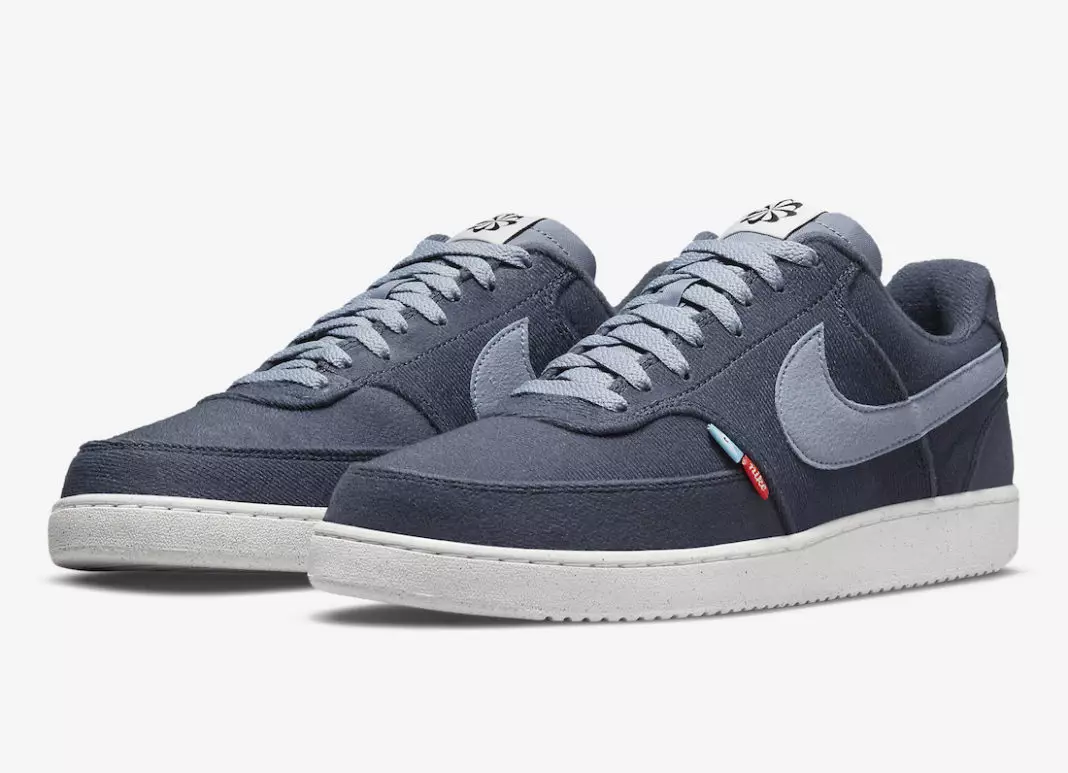 Nike Court Vision Low Next Nature Thunder Blue DM0836-400 Útgáfudagur