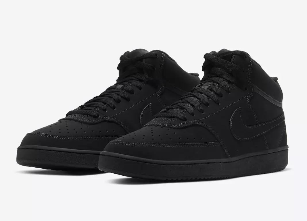 Nike Court Vision Mid Black CU6620-001 Izlaišanas datums