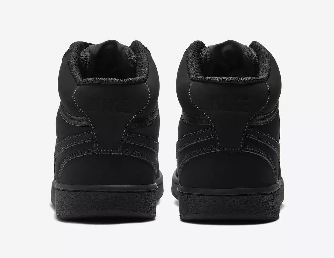 Nike Court Vision Mid Black CU6620-001 Útgáfudagur