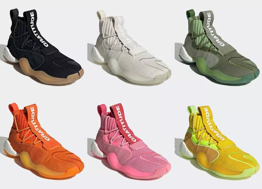 Pharrell x adidas Crazy BYW X erscheint in sechs neuen Farbvarianten