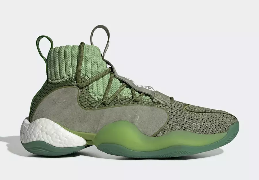 Pharrell adidas Crazy BYW X Green EG7729 Dáta Eisiúna