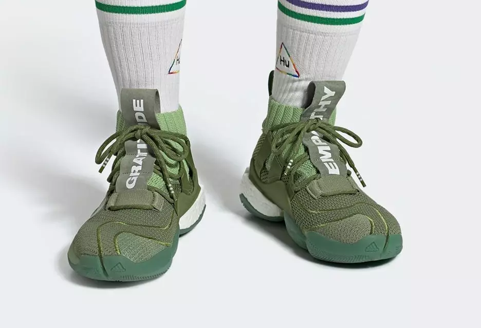 Pharrell adidas Crazy BYW X Green EG7729 تاريخ الإصدار