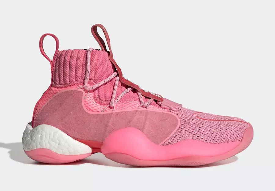 Pharrell adidas Crazy BYW X Pink EG7723 გამოშვების თარიღი