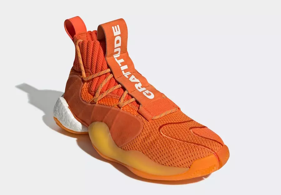 تاریخ انتشار Pharrell adidas Crazy BYW X Orange EG7728