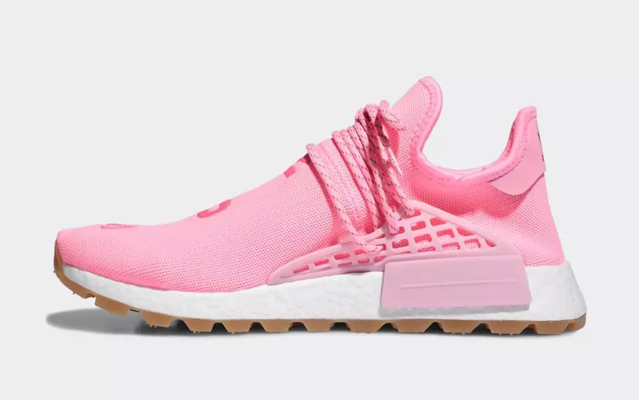 Pharrell adidas NMD Hu Trail Sun Calm Pink Gum EG7740 გამოშვების თარიღი