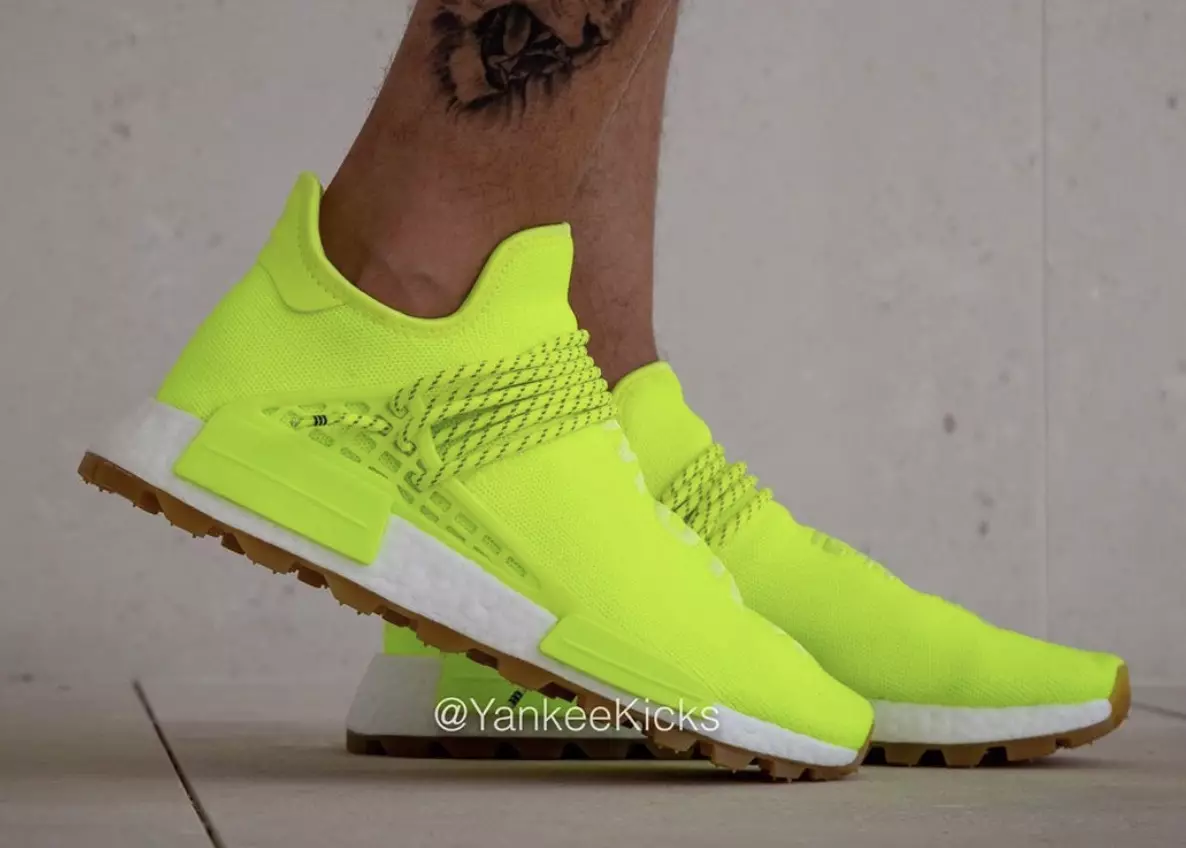 adidas NMD Hu Trail Know Soul Volt Gum 2019 On-Feet გამოშვების თარიღი