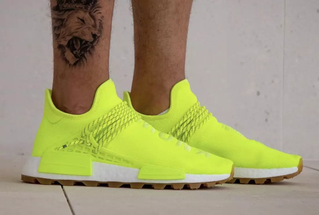 Adidas NMD Hu Trail Know Soul Volt Gum 2019 On-Feet väljalaskekuupäev