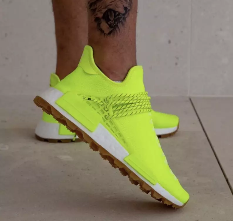 adidas NMD Hu Trail Know Soul Volt Gum 2019 Ayaqda Buraxılış Tarixi