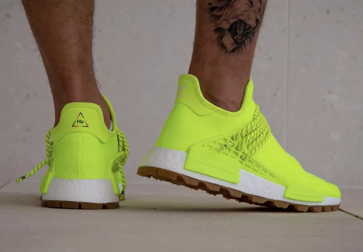 adidas NMD Hu Trail Know Soul Volt Gum 2019 On-Feet გამოშვების თარიღი