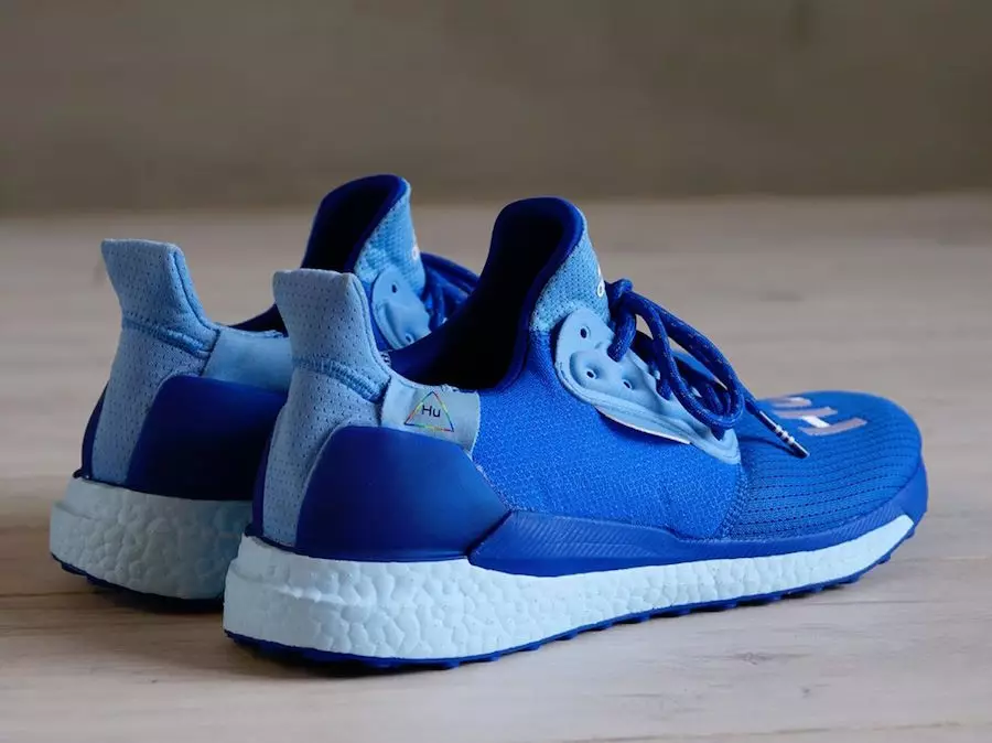 Pharrell Williams Adidas Solar Glide Hu Blue Чыгуу датасы