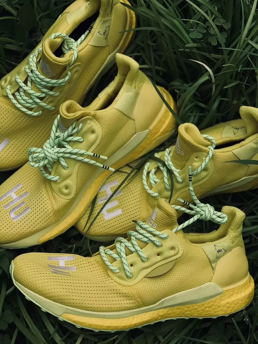 Pharrell Williams adidas Solar Hu Glide Yellow Utgivelsesdato