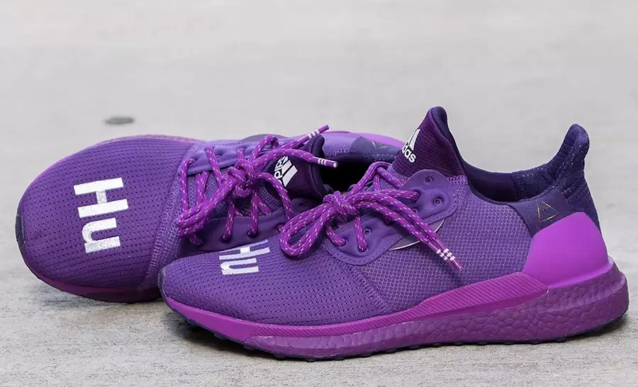 Pharrell Williams adidas Solar Hu Glide Purple Шығарылым күні