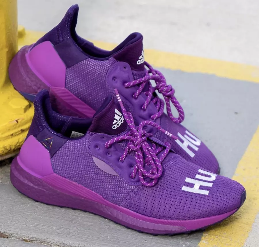 Pharrell Williams أديداس Solar Hu Glide Purple تاريخ الإصدار