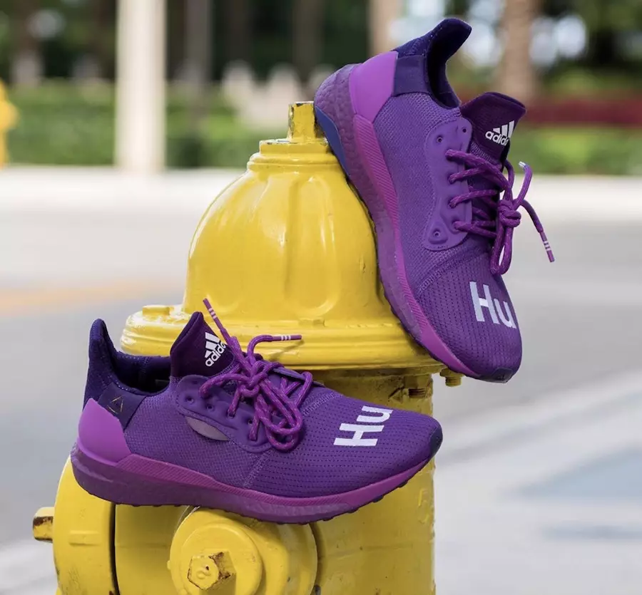 Pharrell Williams adidas Solar Hu Glide Purple útgáfudagur