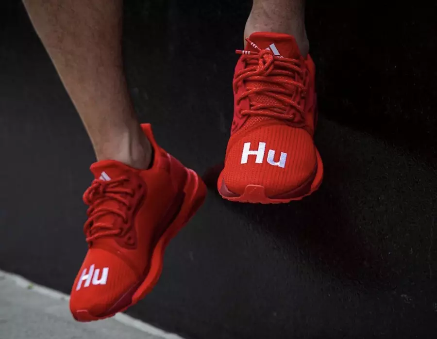 Дата выпуску Pharrell Williams adidas Solar Hu Glide Red