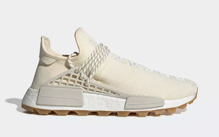 تاریخ انتشار فارل آدیداس NMD Hu Cream White Gum EG7737