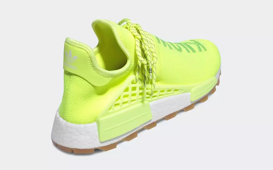 Дата выпуску Pharrell adidas NMD Hu Solar Yellow EF2335