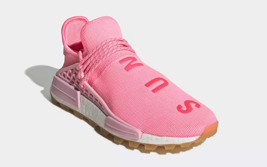 تاریخ انتشار Pharrell adidas NMD Hu Pink Gum EG7740