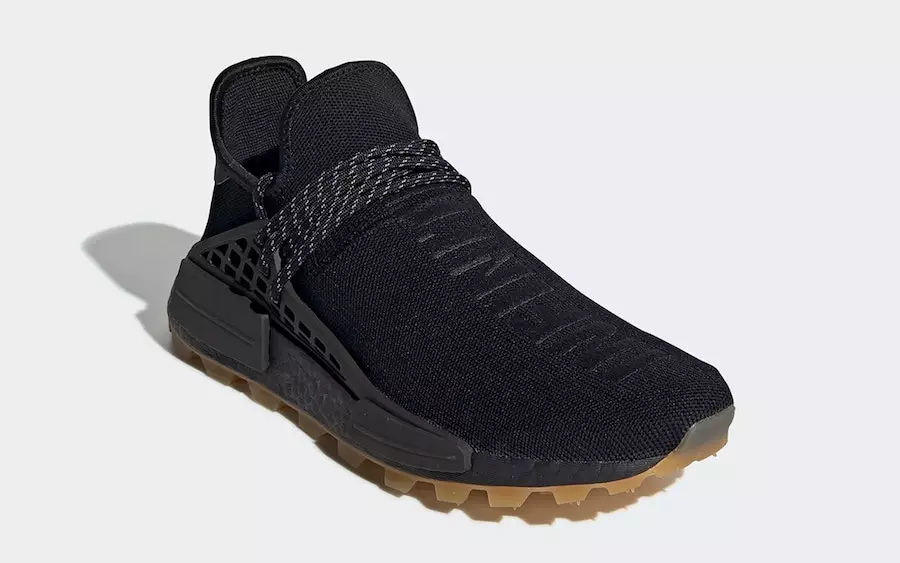 Pharrell adidas NMD Hu Black Gum EG7836 Dáta Eisiúna