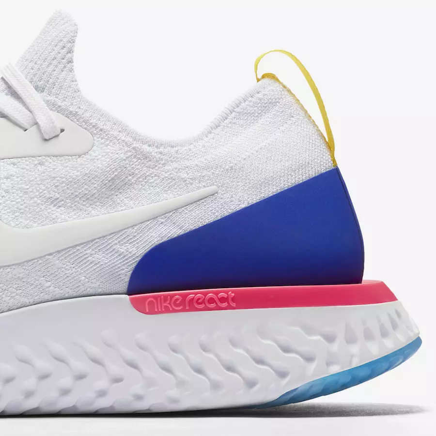 قیمت تاریخ عرضه Nike Epic React Flyknit White AQ0067-101