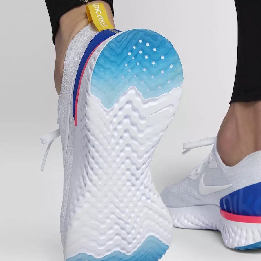 Nike Epic React Flyknit White AQ0067-101 Ipprezzar tad-Data tar-Rilaxx