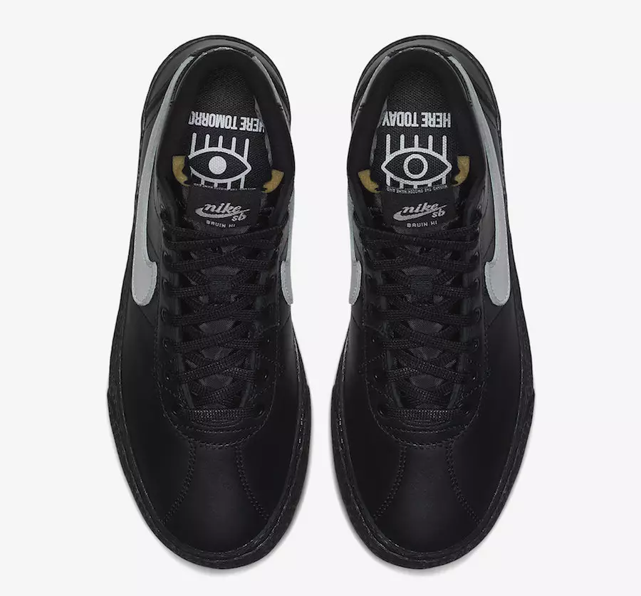 Nike SB Bruin High All Eyes on You Black Сафед AO9037-010