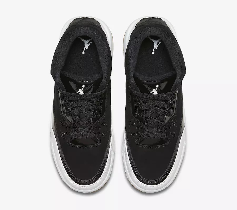 Air Jordan 3 GS Хар цагаан бохь 441140-022