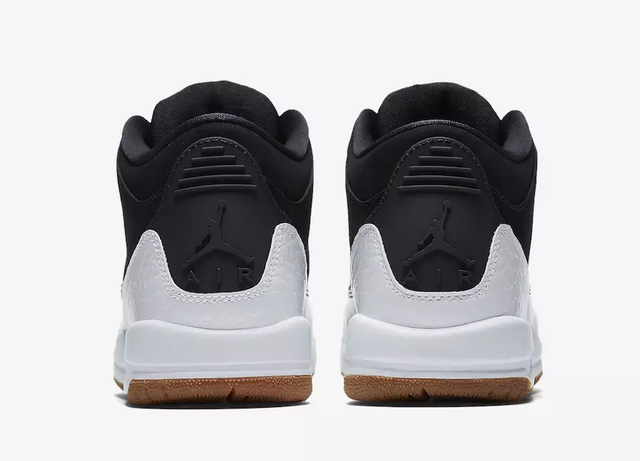 Air Jordan 3 GS Negru Alb Gum 441140-022