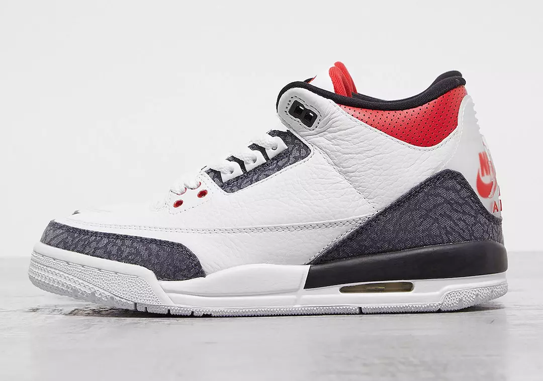 Fire Red Air Jordan 3 Denim CZ6431-100 Datum vydání