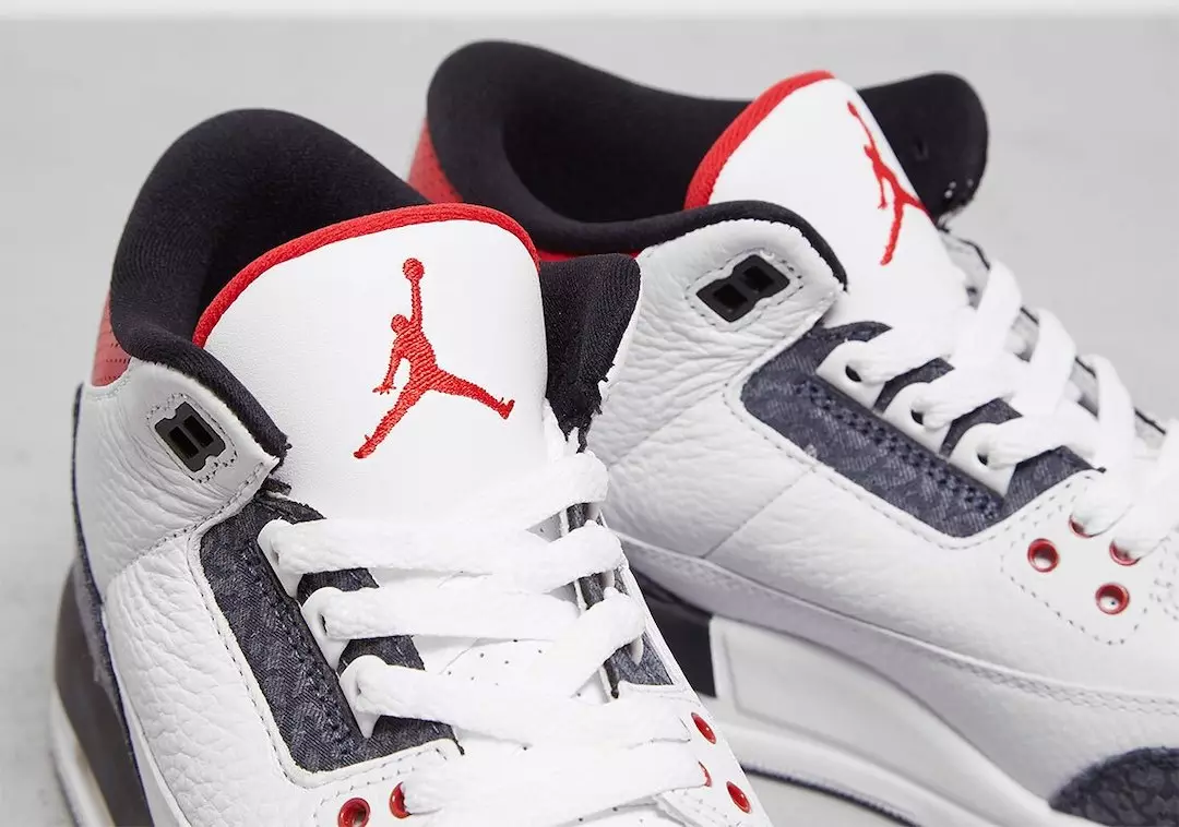 Fire Red Air Jordan 3 Denim CZ6431-100 Data e Publikimit