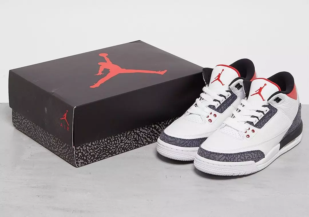 Fire Red Air Jordan 3 Denim CZ6431-100 Tarehe ya Kutolewa