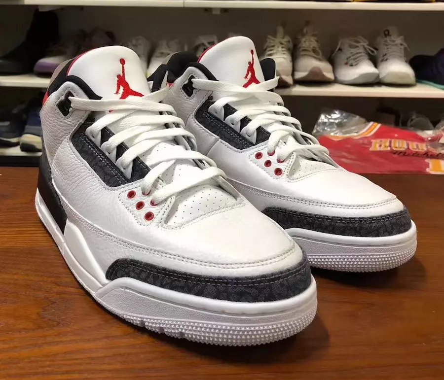 Air Jordan 3 SE Denim Fire Red CZ6431-100 2020 Udgivelsesdato