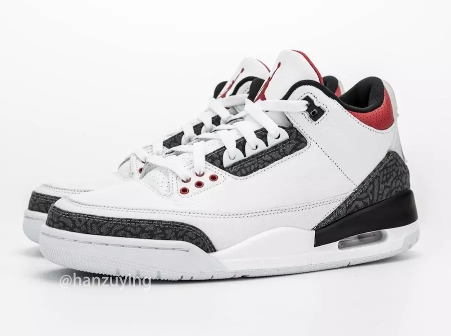 Fire Red Air Jordan 3 SE Denim CZ6431-100 Izlaišanas datums