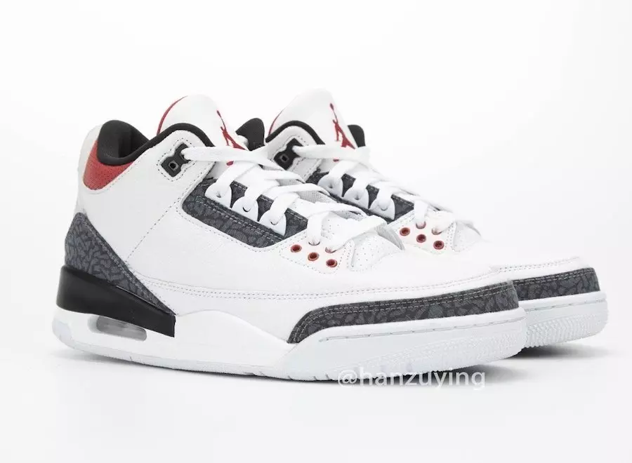 Fire Red Air Jordan 3 SE Denim CZ6431-100 Tarehe ya Kutolewa