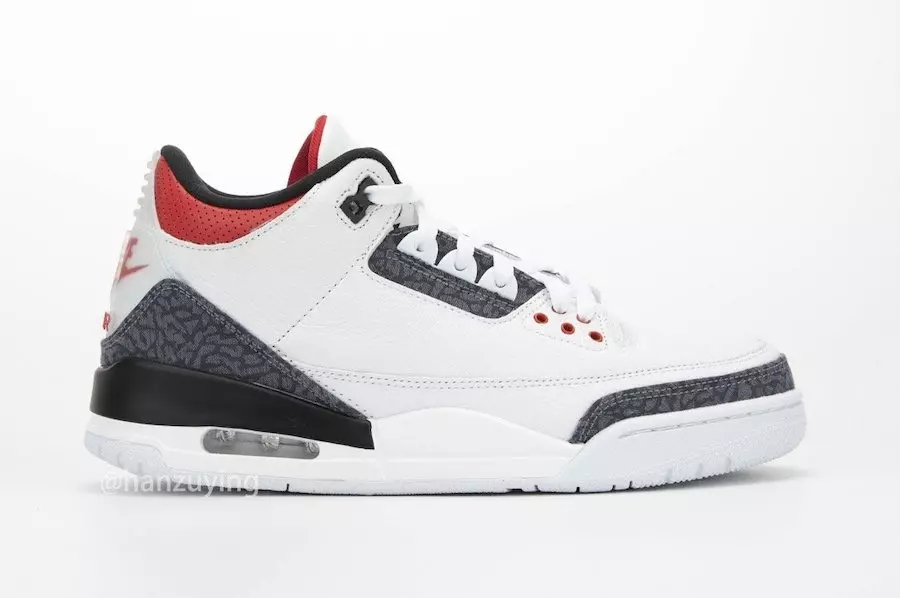 Fire Red Air Jordan 3 SE Denim CZ6431-100 გამოშვების თარიღი