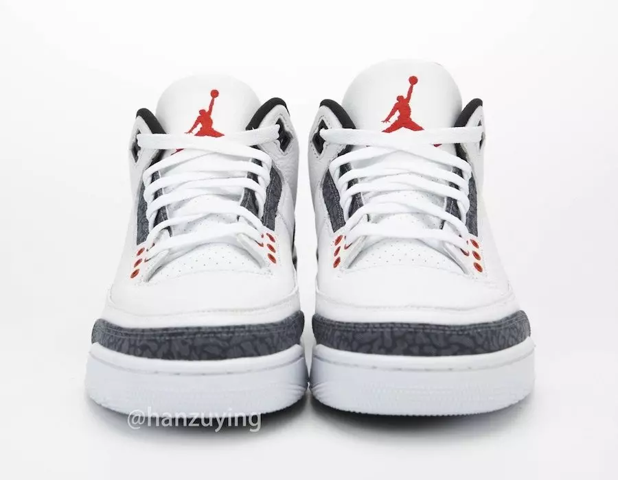 Дата выпуска Air Jordan 3 SE Denim CZ6431-100 огненно-красного цвета