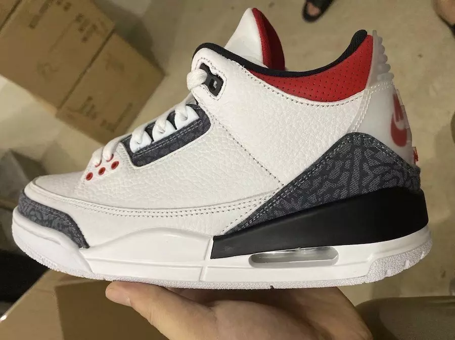 Air Jordan 3 SE Denim Fire Red CZ6431-100 Թողարկման ամսաթիվ