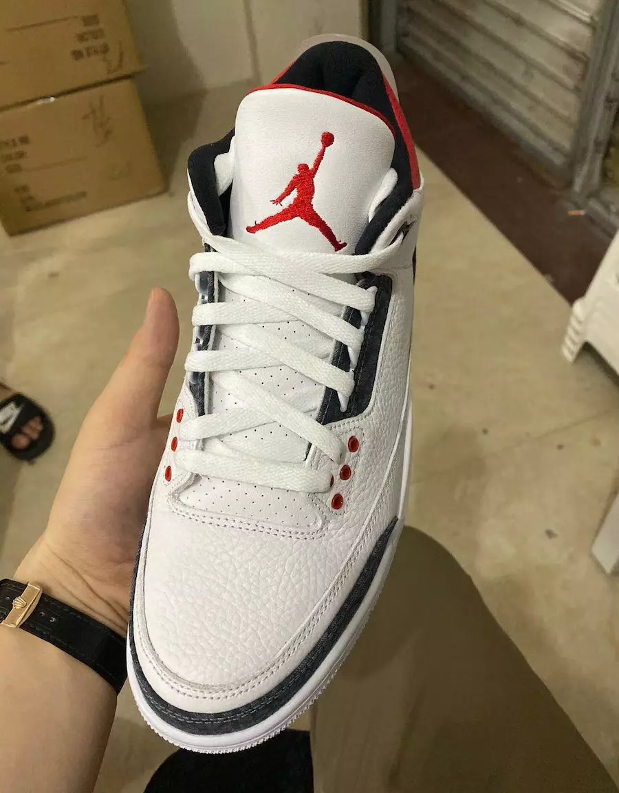 Air Jordan 3 SE Denim Fire Red CZ6431-100 תאריך יציאה