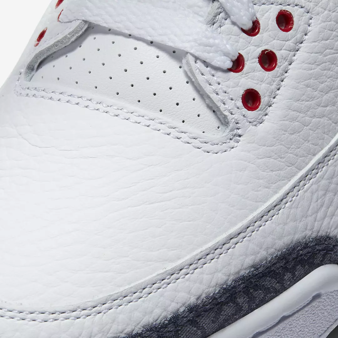 Air Jordan 3 Denim Fire Red CZ6431-100 Թողարկման ամսաթիվ Գին