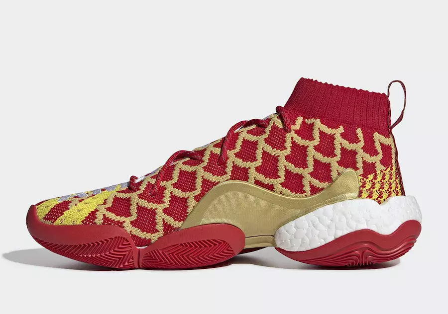 Pharrell adidas Crazy BYW CNY כינעזיש ניו יאָר EE8688 מעלדונג טאָג