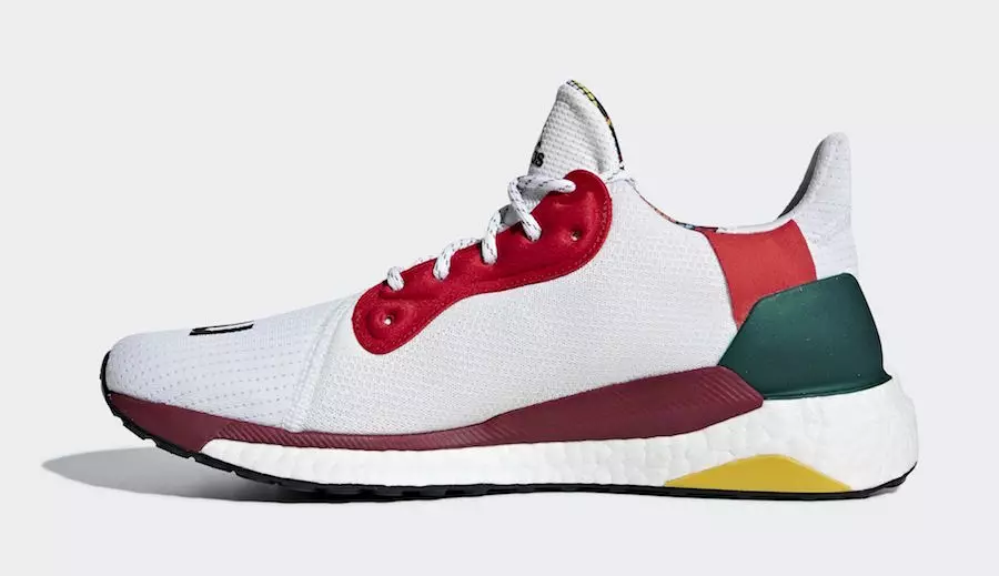 Pharrell adidas Solar Hu Glide Branco BB8044 Data de lançamento