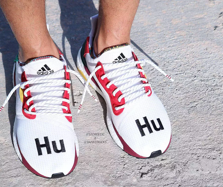 Pharrell adidas Solar Glide Hu ST Λευκό