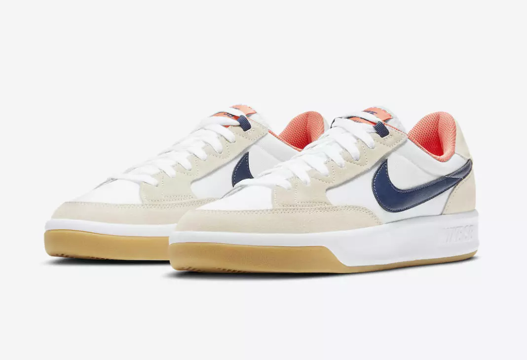 Nike SB Adversary Premium White Turf Orange Midnight Navy CW7456-102 Julkaisupäivä