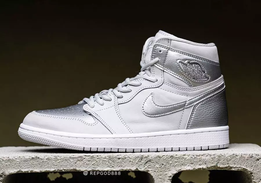 Air Jordan 1 Japan Неутрално сиво металик сребрено DC1788-029 Датум на издавање