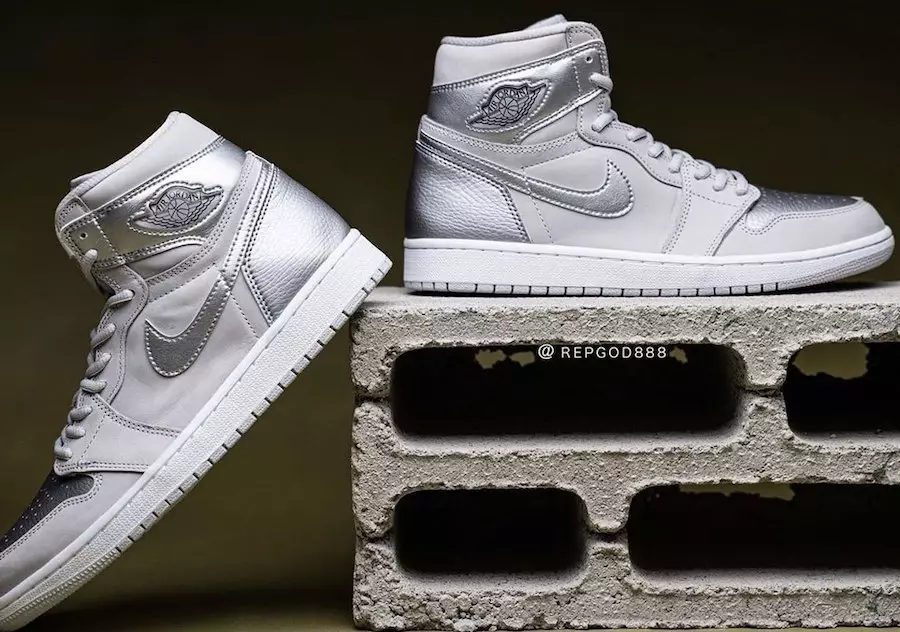 Air Jordan 1 Japan Неутрално сиво металик сребрено DC1788-029 Датум на издавање