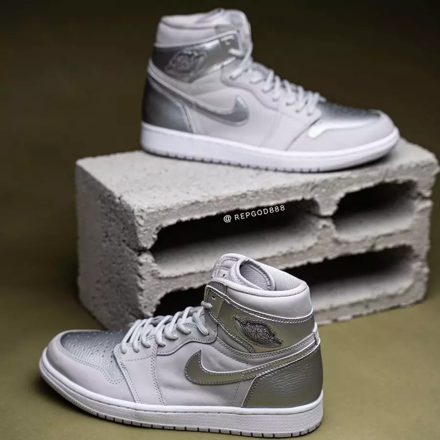 Air Jordan 1 Japan Neutral Grey Metallic Silver DC1788-029 Թողարկման ամսաթիվ