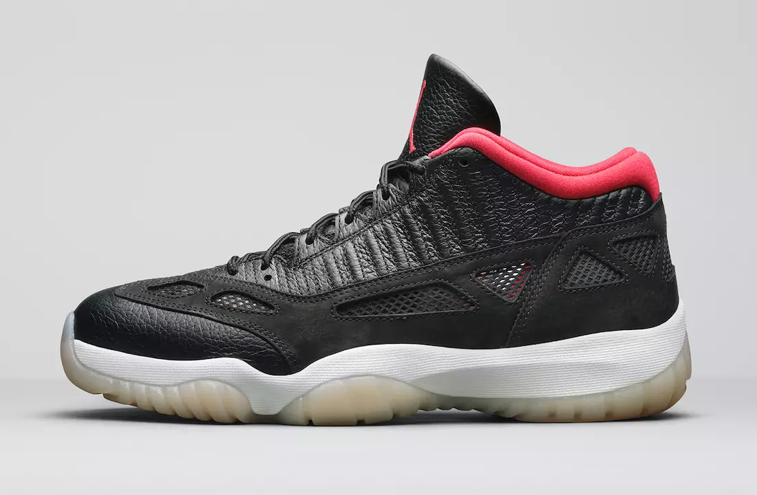 Air Jordan 11 Low IE Bred Black Red 919712-023 ဖြန့်ချိသည့်ရက်စွဲ